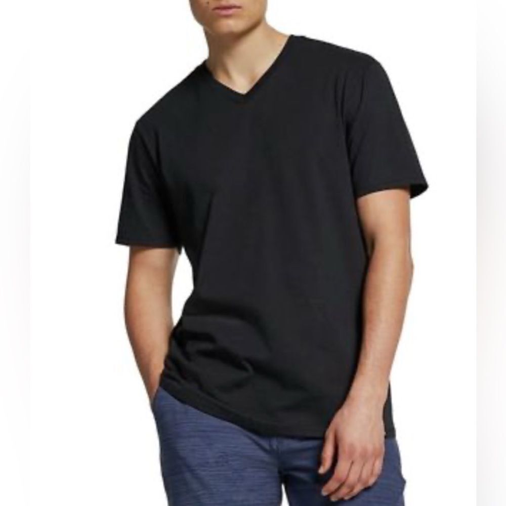 Hurley classic V-neck men’s T-shirt - size large - black